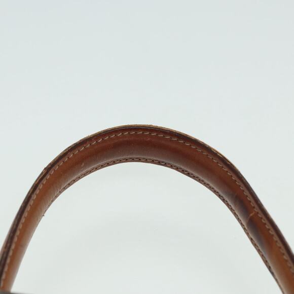 CELINE Macadam Canvas Hand Bag Pvc Leather Brown - Picture 14 of 16
